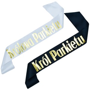 Zestaw szarf Król i Królowa Parkietu