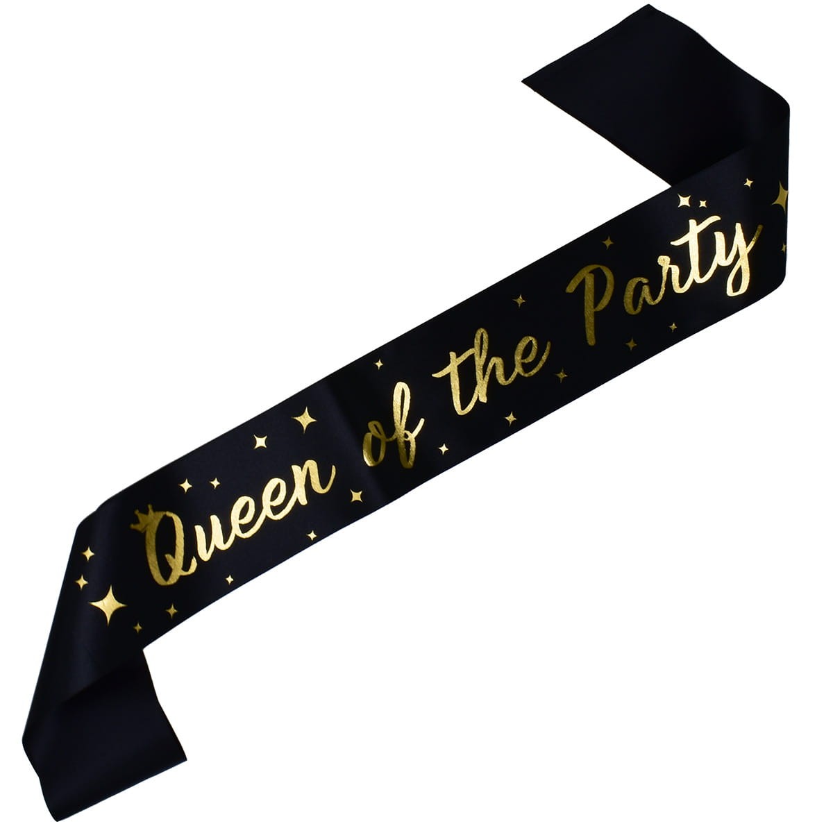 Czarna szarfa Queen of the Party