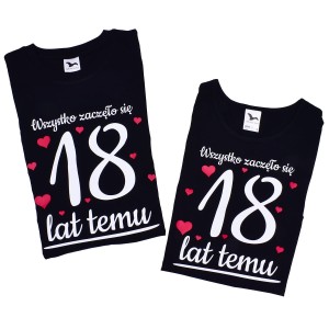 18 urodziny - zestaw koszulek