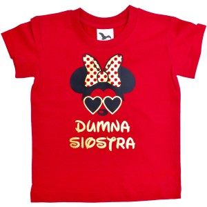 Dumna Siostra - myszka w okularach koszulka dziecięca