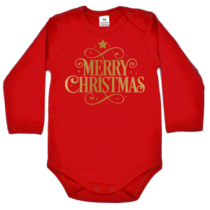 Czerwone body na święta Merry Christmas