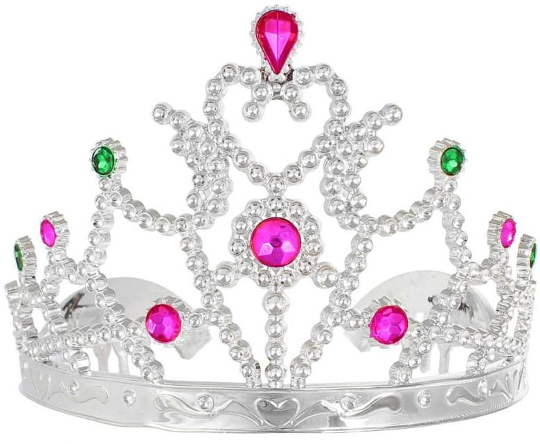 Diadem księżniczki, kolorowe kamyki