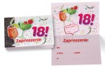 Zaproszenie Urodziny 18 - drinki