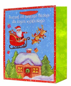 Prezent od Świętego Mikołaja - Torebka - M