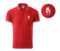 czerwona koszulka polo spartan