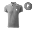 jasno szara koszulka polo spartan