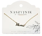 Naszyjnik z napisem Mama