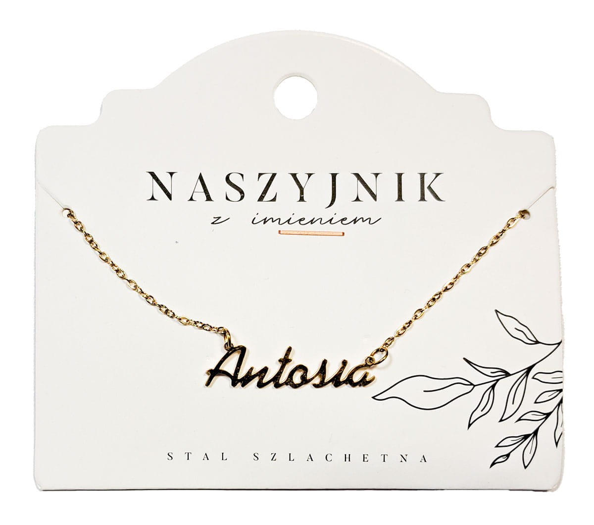 Naszyjnik z imieniem Antosia