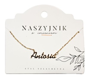 Naszyjnik z imieniem Antosia