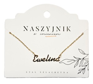 Naszyjnik z imieniem Ewelina