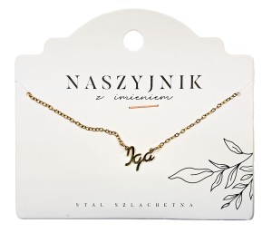 Naszyjnik z imieniem Iga
