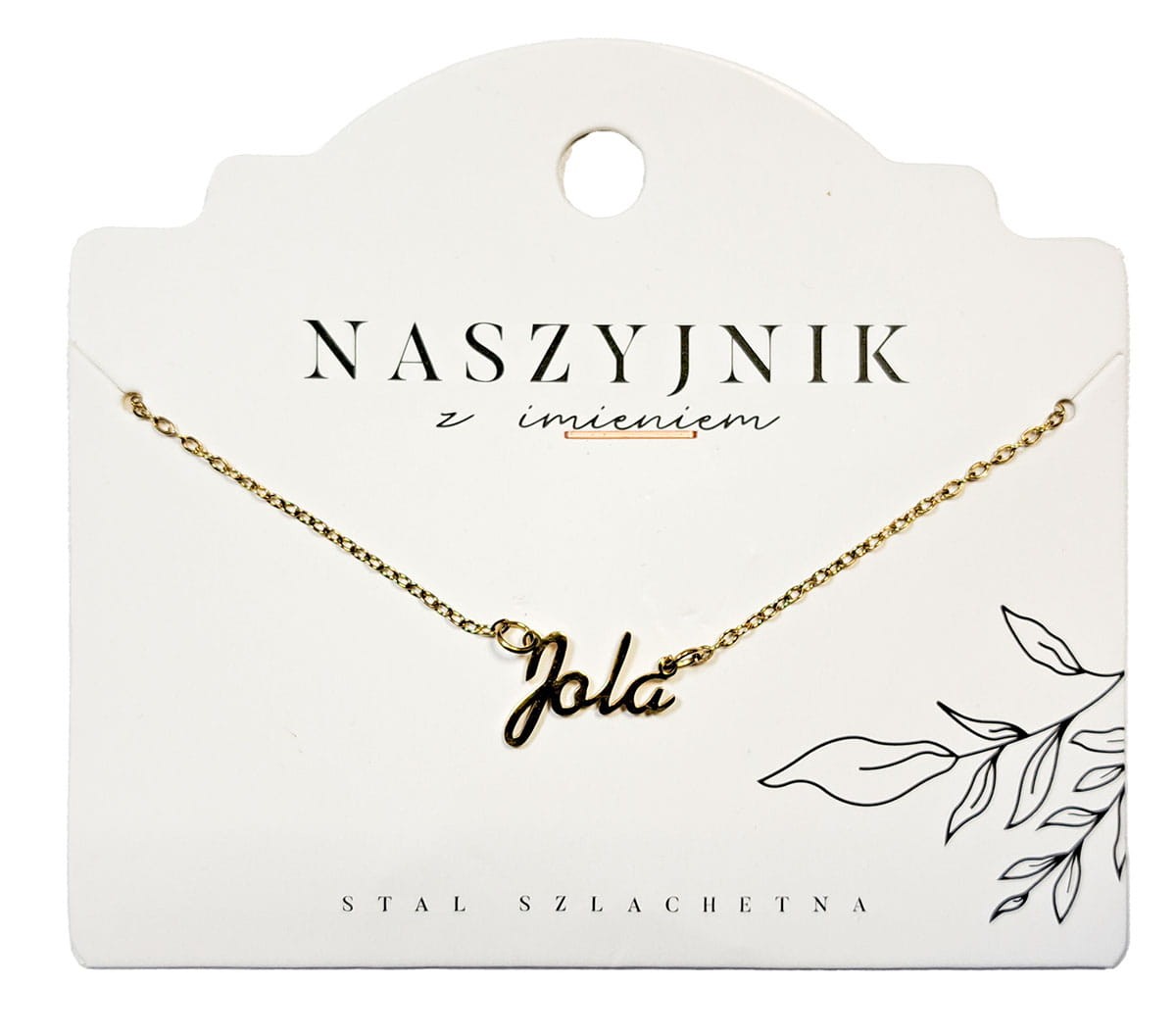 Naszyjnik z imieniem Jola