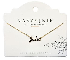 Naszyjnik z imieniem Julia