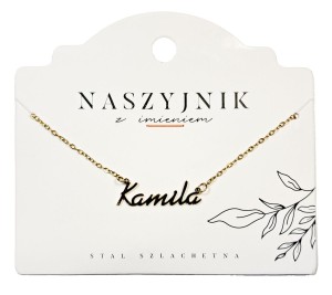 Naszyjnik z imieniem Kamila