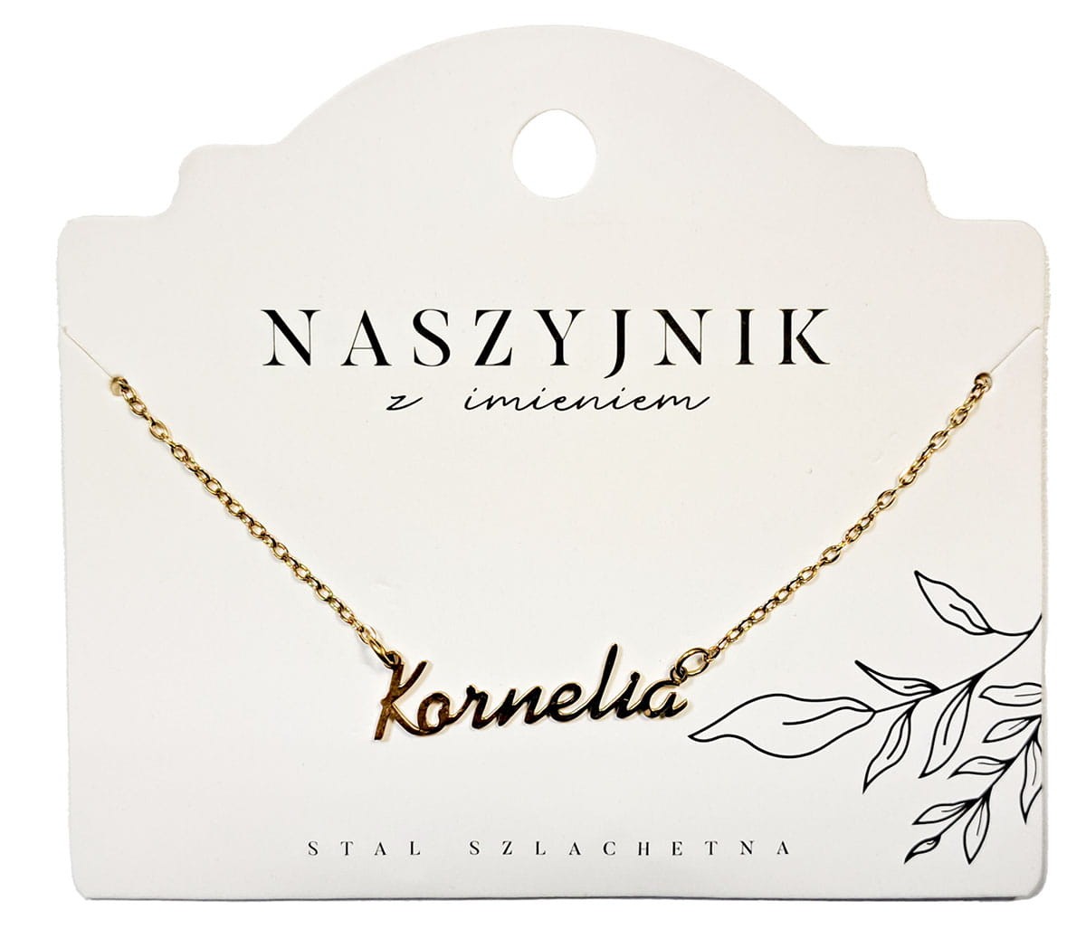 Naszyjnik z imieniem Kornelia