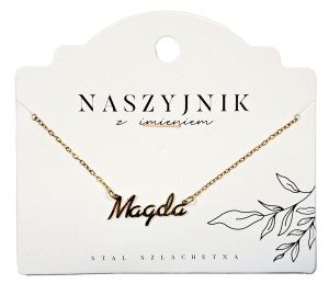Naszyjnik z imieniem Magda