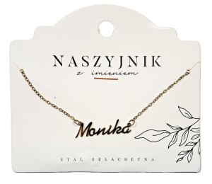 Naszyjnik z imieniem Monika