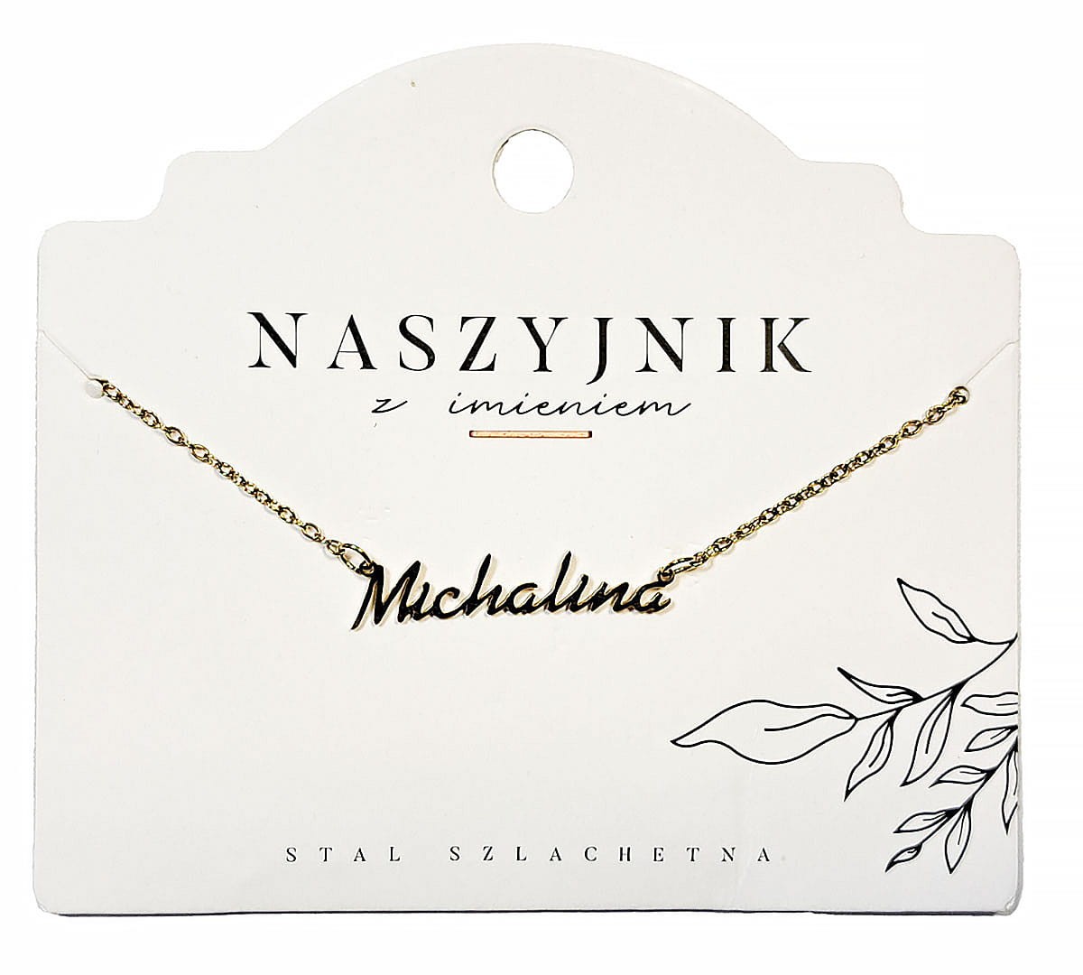 Naszyjnik z imieniem Michalina
