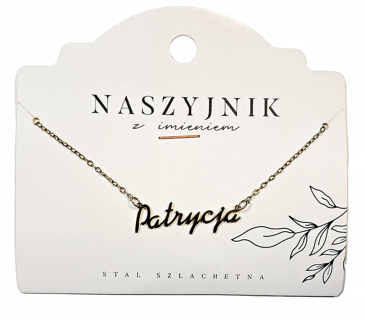 Naszyjnik z imieniem Patrycja