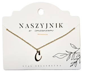 Naszyjnik z literą C
