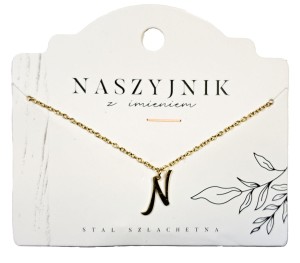 Naszyjnik z literą N