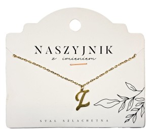 Naszyjnik z literą Z
