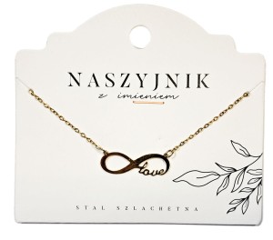 Naszyjnik ze znakiem nieskończoności