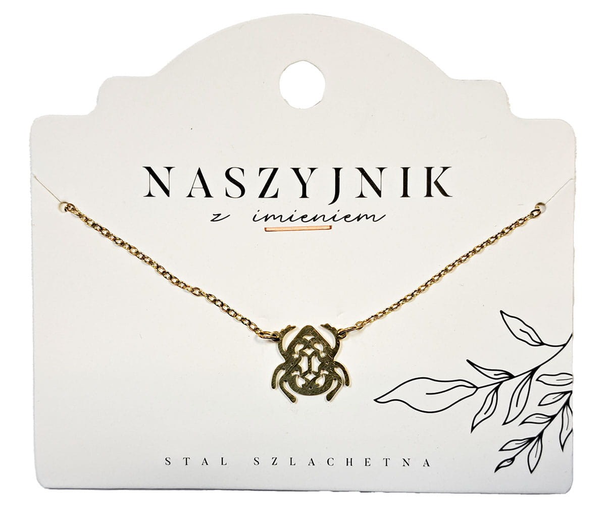 Naszyjnik ze skarabeuszem
