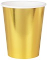 Kubek złoty 220ml 6szt