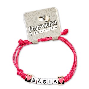 Bransoletka z imieniem Basia