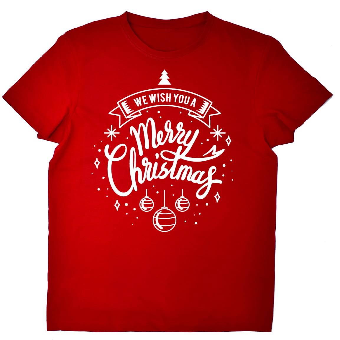 Koszulka na Boże Narodzenie - We Wish You a Merry Christmas męska