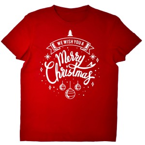 Koszulka na Boże Narodzenie - We Wish You a Merry Christmas