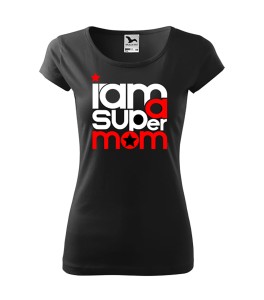 Koszulka T-shirt "I AM A SUPER MOM" na dzień mamy