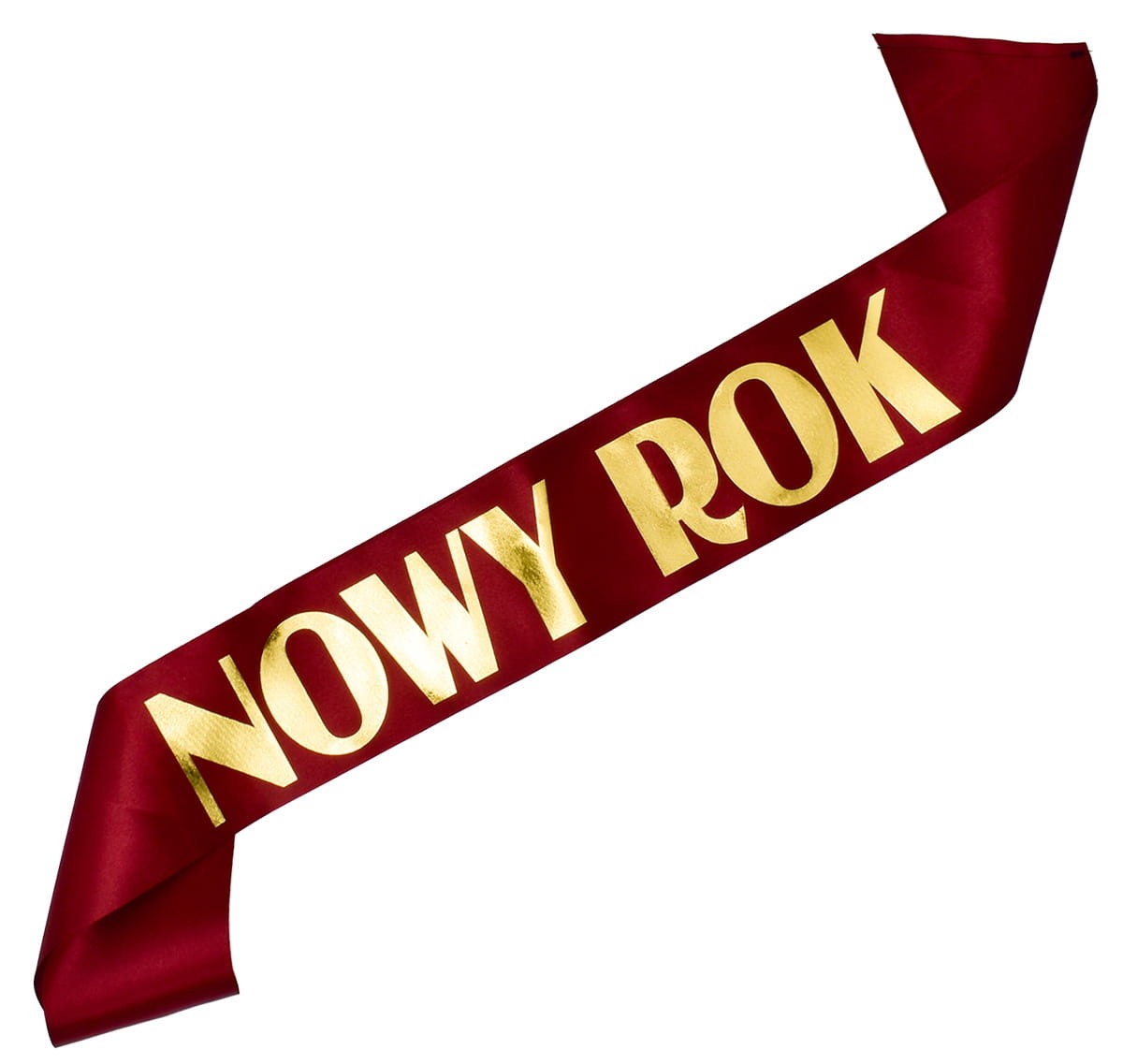 Szarfa bordowa Nowy Rok