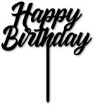 Topper na tort - Happy Birthday
