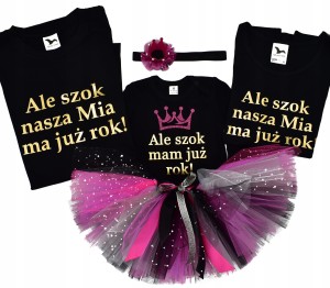 Zestaw urodzinowych na roczek Ale szok