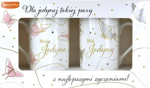 Komplet kubków Mój Jedyny Moja Jedyna