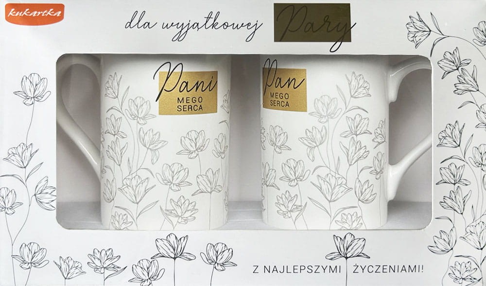 Komplet kubków Pani Pan Mojego Serca