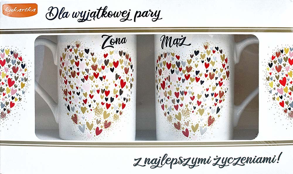 Komplet kubków Mąż Żona