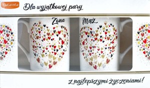 Komplet kubków Mąż  Żona