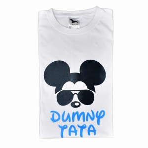 Koszulka męska Myszka w okularach - DUMNY TATA