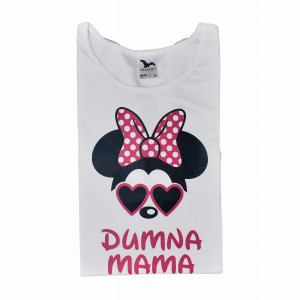 Koszulka damska DUMNA MAMA - myszka w okularach