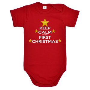 Body dziecięce KEEP CALM IT'S MY FIRST CHRISTMAS