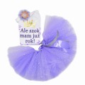 Zestaw urodzinowy ALE SZOK MAM JUŻ ROK w kolorze fioletowym
