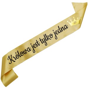 Szarfa Królowa jest tylko jedna – złota