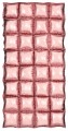 Balon foliowy kurtyna, różowe złoto, 72x143 cm