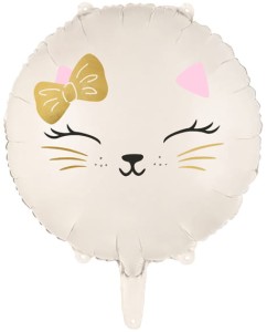 Balon foliowy Kot, 45 cm, mix