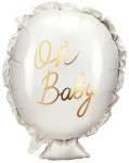 Balon foliowy Oh baby, 53x69 cm, mix