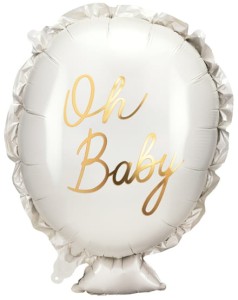 Balon foliowy Oh baby, 53x69 cm, mix