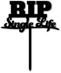Topper na tort - RIP Single Life